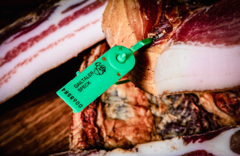 Grüne Fleischplombe © Verein Gailtaler Speck g.g.A.